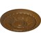 Ekena Millwork Oslo Ceiling Medallion (Fits Canopies up to 7 5/8"), Hand-Painted Smokey Topaz, 38 3/8"OD x 2 7/8"P CM38OSSTF - alternate 2